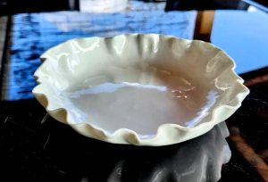 Exkluzívna autorská porcelánová misa –  v čistej organickej forme